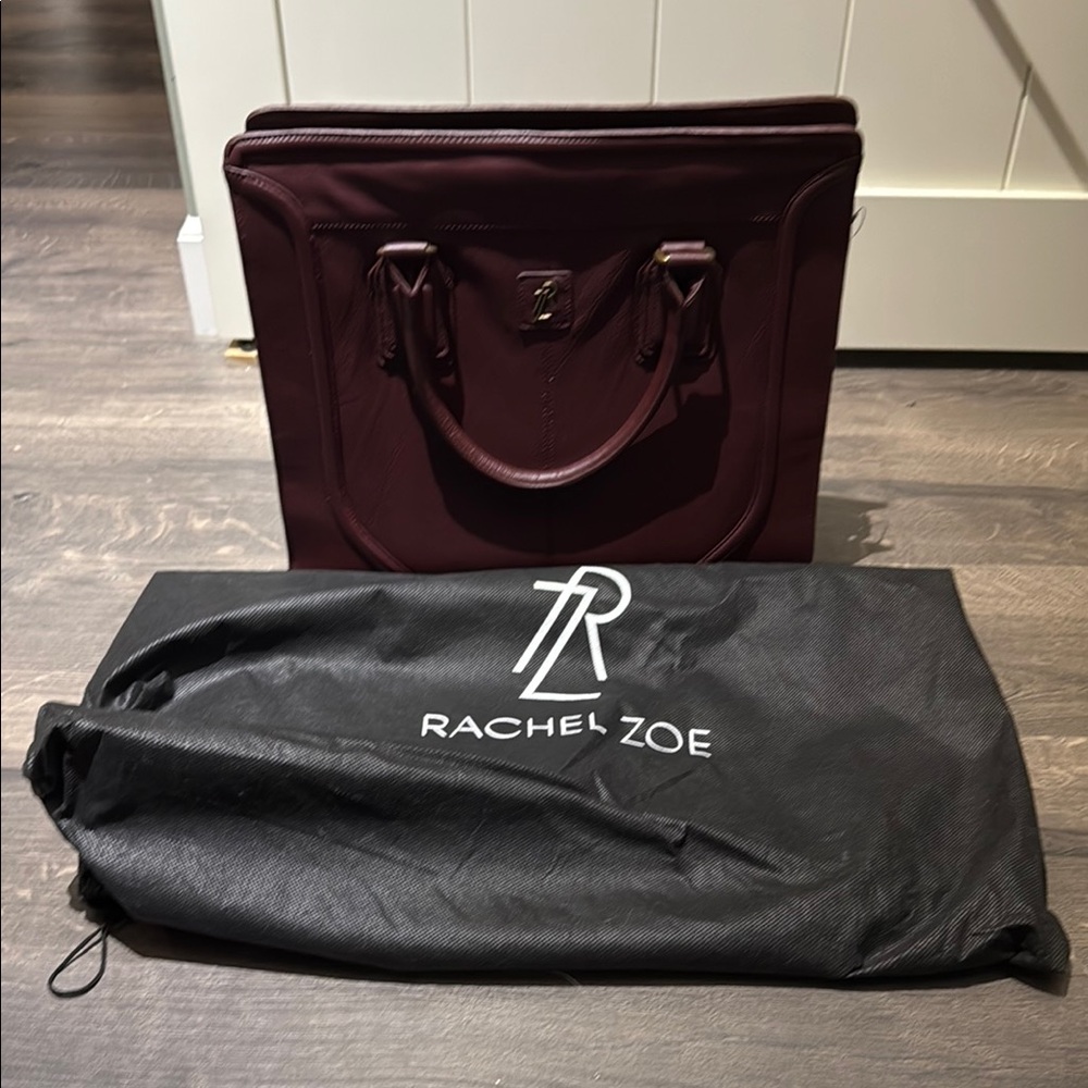 Rachel Zoe Wine Leather Satchel